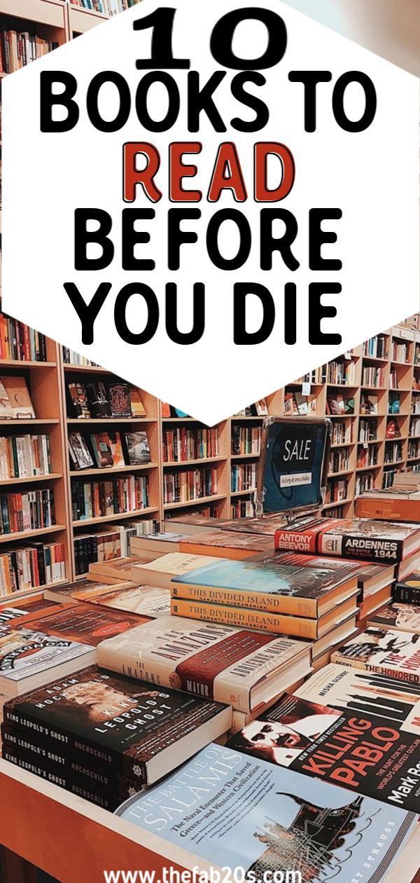 there are many books to read before you die on the table in front of them