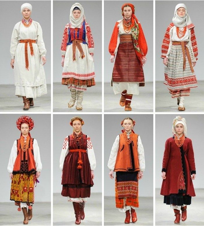 Photo: Bohdan Poshyvailo for Vytoky Project (modern Ukrainian designers inspired by traditional culture and a selection of historical costumes. Vytoky collaborates with museums and collectors such as the Centre for the History of Costume and the Ivan Honchar Museum) Mode Russe, Ukrainian Clothing, Traditional Hairstyle, Mode Costume, Folk Clothing, Folk Dresses, Folk Fashion, Russian Fashion, Traditional Fashion