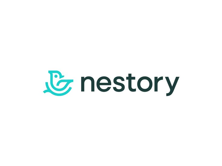 the nestory logo on a white background