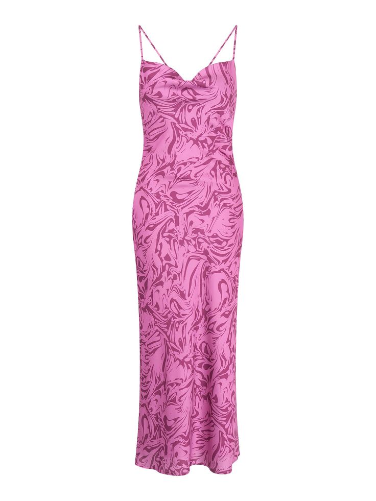 Our classic Riviera in a gorgeous new maxi-length. She’s got the same cowl neck and backless lace-up detail with a statement two-tone pink marbled print. All of our slinky satin is made using 100% recycled polyester so it’s as considerate as it is head-turning. Slip Midi Dress, Marble Print, Pink Marble, Shirt Skirt, British Indian, Strappy Heels, Bosnia And Herzegovina, Cowl Neck, Denim Dress