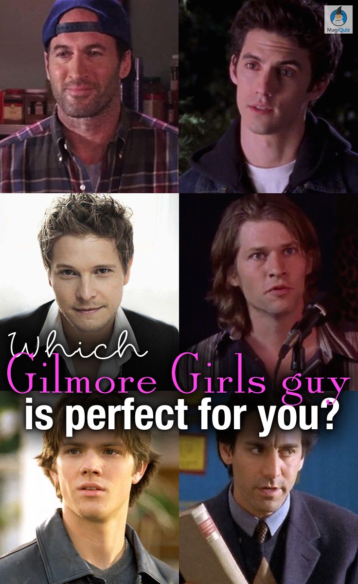 some people are talking to each other with the caption that says, which gilmore girls guy is perfect for you?