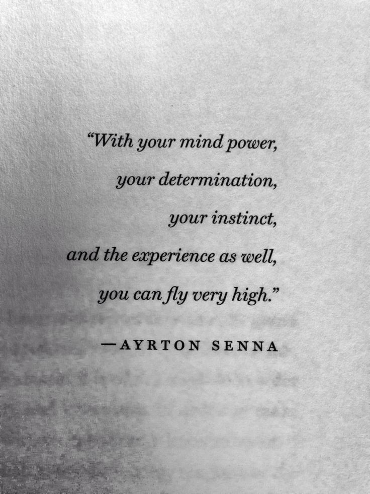 an old typewriter with a quote written on the paper that says,'with your mind power, your determination, your intent, and the experience as well, you can fly every high