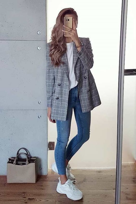 Spring Blazer, Best Jeans For Women, Office Casual Outfit, Office Outfits Women, Summer Work Outfits, Mode Casual, Casual Work Outfits, Blazer Outfits, Work Outfits Women