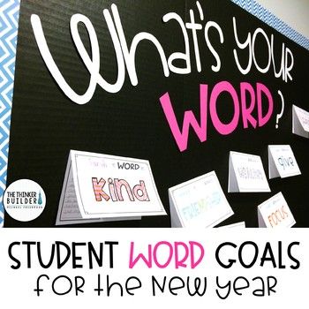 a bulletin board with the words what's your word?