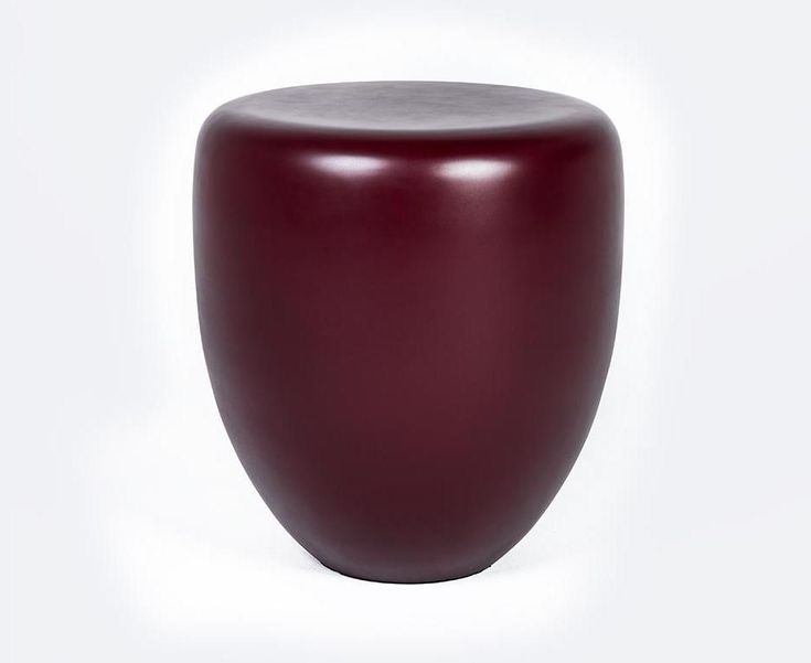 Dot Table Stool - Deep Garnet Matte | DSHOP Danish Modern Furniture, Custom Chandelier, Coffee Tables For Sale, Metal Side Table, Lacquered Wood, The Dot, Table Stool, European Furniture, Handcrafted Art