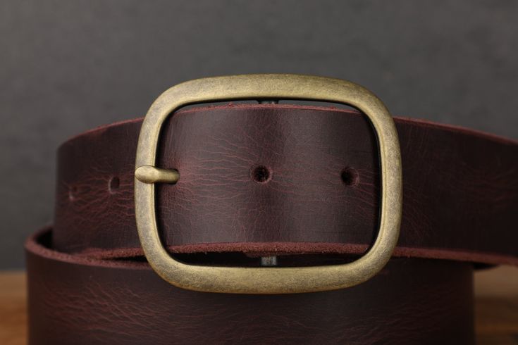 Our 100% Real Leather snap closure belts are handcrafted with lots of love right here in our studio, and the entire process is done by hand, and made to order. We use the finest full grain leather to produce our belts, and each one comes standard with a basic buckle. Please note: This is a handmade product made with natural materials so the color and finish may vary slightly from the image shown.Sizing:Please see our helpful size chart within the images of this listing. If you don't see your siz Artisan Leather Belt Buckle With Antique Design, Leather Belts With Antique Buckle For Gift, Brown Brass Buckle Belt Buckles For Gift, Gift Brass Belt Buckles In Brown, Gift Brown Belt Buckles With Brass Buckle, Leather Belt With Brass Buckle As Gift, Vintage Bridle Leather Belt For Everyday Use, Brown Leather Belts And Suspenders For Gift, Brown Leather Belts And Suspenders As Gifts