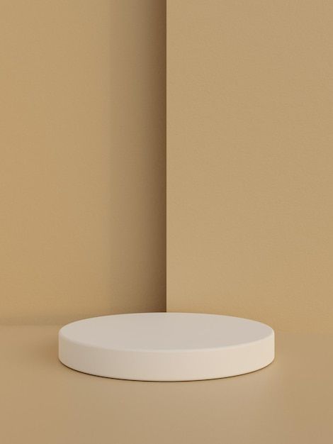 a white plate sitting on top of a table next to a beige wall and floor