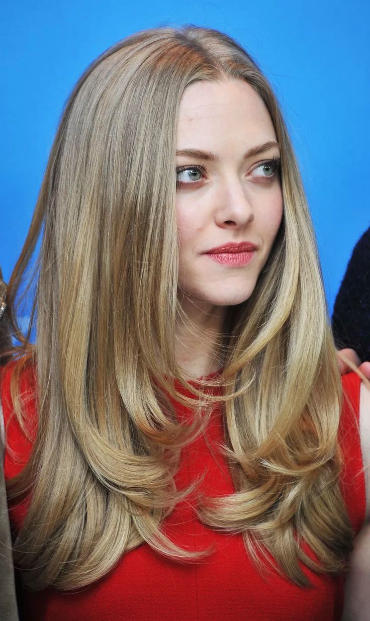 20 Flattering Hairstyles for Oval Faces Amanda Seyfried Hair, Baju Kahwin, Haircuts For Long Hair With Layers, Oval Face Haircuts, Layered Hairstyles, Oval Face Hairstyles, Haircut Styles, Long Layered Haircuts, Oval Face Shapes