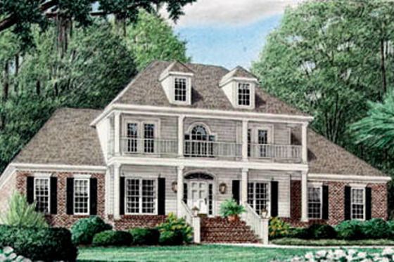 this is an artist's rendering of these country homeplans and colonial homes