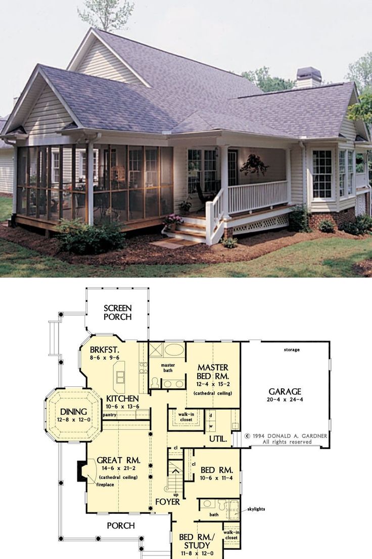 the floor plan for this small house is very large and has two levels to sit on