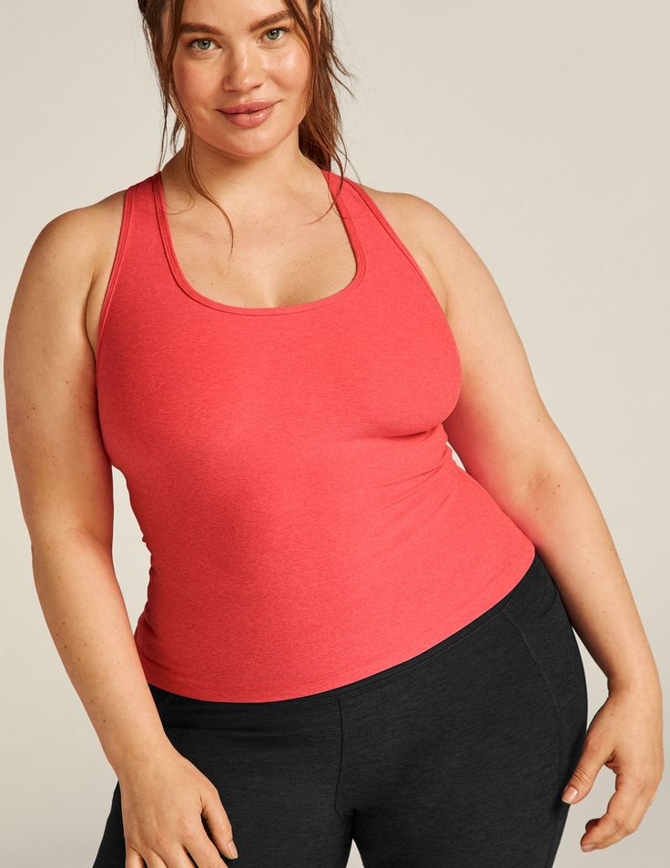 Spacedye Step Up Racerback Tank | Beyond Yoga Everyday Racerback Tank Top With Built-in Bra, Athleisure Tank Top With Built-in Bra For Light Exercise, Athleisure Activewear With Built-in Bra And Scoop Neck, Solid Activewear With Built-in Bra And Scoop Neck, Yoga Activewear With Built-in Bra And Scoop Neck, Versatile Gym Tank Top With Built-in Bra, Versatile Tank Top With Built-in Bra For Gym, Scoop Neck Tank Top With Built-in Bra For Loungewear, Loungewear Tank Top With Built-in Bra And Scoop Neck