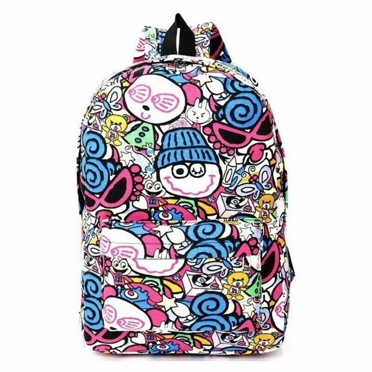 Stylish Unique Cool Teenager Backpack Casual Graffiti Design Daily College Bag    If your teenager loves graffiti or South Park, then this backpack is perfect for him or her!  Suitable for school, leisure or travelling!  Large capacity, with extra outside and inner pockets!  Product details: Backpacks Type: Softback Lining Material: Polyester Gender: Unisex Technics: Embossing Capacity: 20-35 Liter Rain Cover: No Closure Type: Zipper Carrying System:  Shoulder Strap Handle/Strap Type: Soft Handl Casual Pink Bag With Cartoon Print, Casual Cartoon Print Bags For Back To School, Casual Bags With Cartoon Print For Back To School, Casual Back To School Bag With Cartoon Print, Casual Backpack With Cartoon Print For School, Casual Backpack With Cartoon Print For Back To School, Trendy Travel Bag With Cartoon Print, Casual Multicolor Softback Backpack, Fun Multicolor Standard Backpack