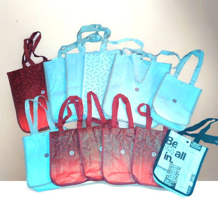 Various Sizes And Colors Available. Red Reusable Casual Bag, Red Casual Reusable Bag, Red Reusable Shopping Bag, Eco-friendly Red Reusable Bag, Red Reusable Everyday Bag, Red Reusable Bag For Daily Use, Eco-friendly Red Everyday Bag, Eco-friendly Red Bag For Everyday Use, Eco-friendly Red Bags For Everyday Use