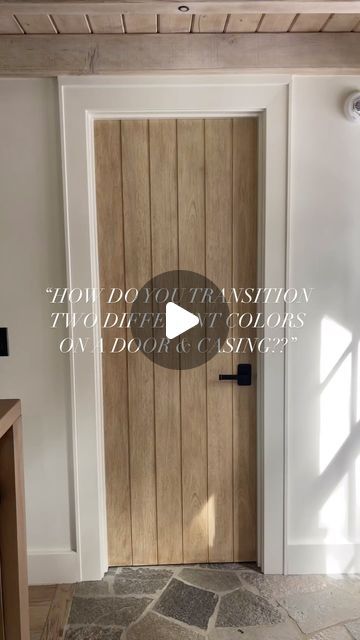 a wooden door in a white room with the words true do's and don'ts