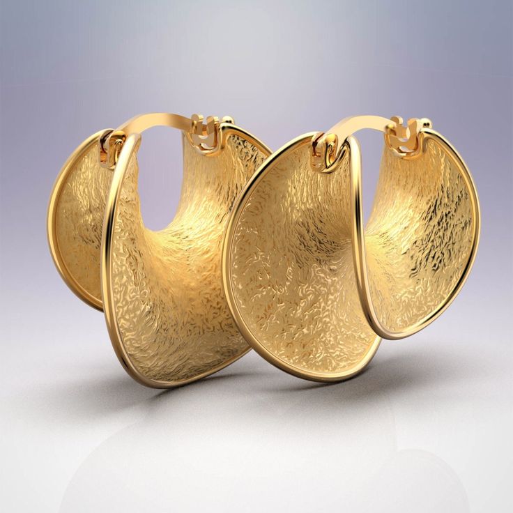 Oltremare Gioielli gold hoop earrings made in Italy 14k / 18k gold hoops made in Italy, iconic earrings. Italian fine jewelry, modern gold hoops, elegant hoop earrings. 21 mm diameter beautiful hoop earrings crafted in polished and raw solid gold 18k.  Click top closure Gold hoop earrings made in Italy. Available in 14k or 18k solid gold. The earrings are available only made to order. Customizable Materials: 18k solid yellow gold, white gold, rose gold 14k solid yellow gold, white gold, rose gol Organic Gold Jewelry, Dope Jewelry Accessories, Open Hoop Earrings, Gold Dust, Earring Ideas, Dope Jewelry, Italian Jewelry, Jewelry Lookbook, Large Hoop Earrings