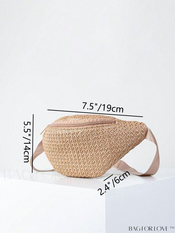 BagForLove - Compact Zipper-Top Straw Bag Product Description Color Khaki Strap Type Adjustable Bag Size Mini Pattern Type Plain Closure Type Zipper Style Vacation Type Bum Bag Material PP Size Chart INCH CM Strap Length Bag Height Bag Width Bag Length 39.4 inch 5.5 inch 2.4 inch 7.5 inch Strap Length Bag Height Bag Width Bag Length 100 cm 14 cm 6 cm 19 cm Details Pictures Similar Products h2 { text-align: center; } /* æ¢è¡ */ li{ white-space: normal; word-break: break-all; word-wrap: break-wo Adjustable Bag, Waist Bags, Bum Bag, Zipper Top, Color Khaki, Straw Bag, 4 Inch, Straw, Zipper