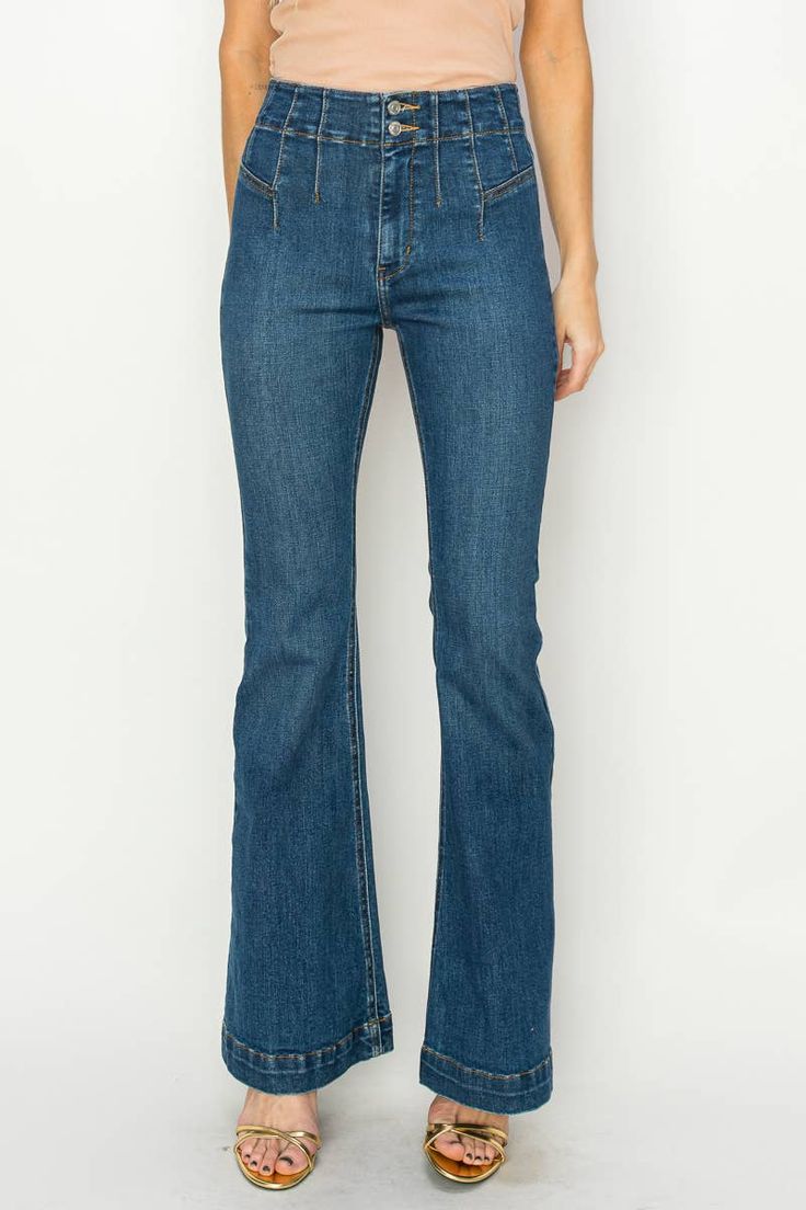 Love simple... these are the jeans for you! This jean features a comfortable stretch that is perfect to travel around the world in, head in the office or evening out. Straight flare, non distressed, med/dark trendy wash. Pair with your favorite ADC Top & Shoes for an ultra-chic look! FEATURES & FABRIC Medium/Dark Waist Detailing Standard Fly and pocket front High Rise Dart Detail Flare Modern Curvy No Distress Comfort Stretch: Medium stretch that’s equal parts comfort and vintage feel 98% Cotton Love Simple, Short Cardigan, Fabric Medium, Travel Around The World, Top Shoes, Travel Around, Dart, Summer Collection, Dress Collection