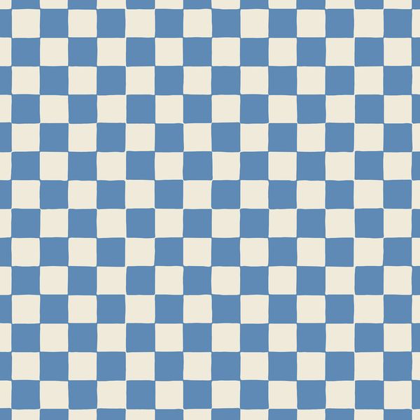 a blue and white checkerboard pattern