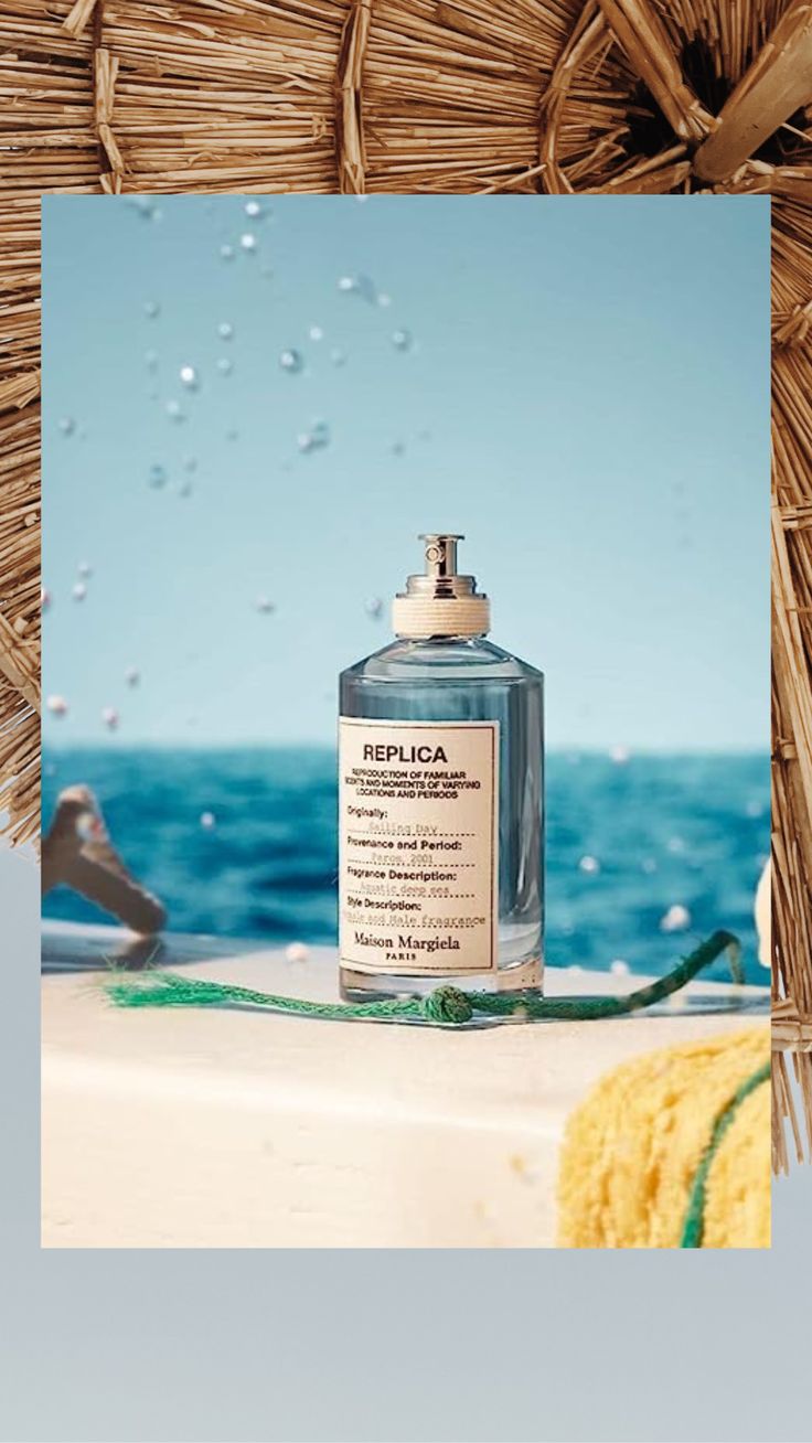 Summer Scent Must Have! An aromatic aquatic fragrance for women & men. Crisp, watery, breezy, green, luminous & uplifting. Top notes are Sea Tones, Aldehydes, Red Pepper & Coriander. Middle notes are Juniper, Amyl Salicylate, iris & Rose. Base notes are Seaweed, Cedar, Ambergris & Amberwood. Perfect for warmer summer months. Click the photo to follow my affiliate link to get this find! Replica Sailing Day, Maison Margiela Replica, Sailing Day, Margiela Replica, Summer Scent, Fragrance For Women, Summer Months, Red Pepper, Beauty Skin