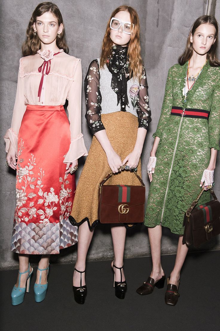 Gucci New Collection Alessandro Michele Gucci, Granny Chic, Milano Fashion Week, Gucci Fashion, Milan Fashion Weeks, Alessandro Michele, Fashion Weeks, Looks Style, Mode Inspiration