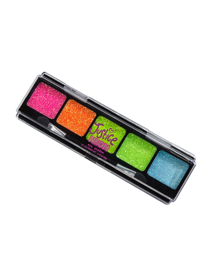 5 Piece Neon Glitter Eye Shadow | Make-up Kits | Beauty | Shop Justice Justice Makeup, Justice Clothes, Glitter Eye Shadow, Makeup Kit For Kids, Neon Glitter, Makeup Pallets, Shop Justice, Justice Clothing, Glitter Eye