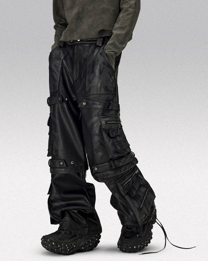 * Cargo pants "Hitshima" are in Asian size: Please choose at least one size larger than your usual size. Check the size guide for more details.   The model is 178 cm (5'10") tall, weighs 58 kg (128 lbs), and wears a size M.   Embrace the Future with the Detachable Cargo Pants "Hitshima" Step into the future with the Detachable Cargo Pants "Hitshima". These pants are the ultimate blend of cyberpunk and dystopian fashion , designed for those who dare to stand out.  Made from premium, durable mater Combat Style Streetwear Full-length Pants, Combat Style Full Length Streetwear Pants, Combat Style Streetwear Pants, Combat Style Straight Leg Streetwear Bottoms, Combat Style Long Pants With Side Pockets, Streetwear Combat Bottoms With Straight Leg, Baggy Combat Full-length Bottoms, Combat Style Straight Leg Bottoms For Streetwear, Full-length Combat Pants For Streetwear