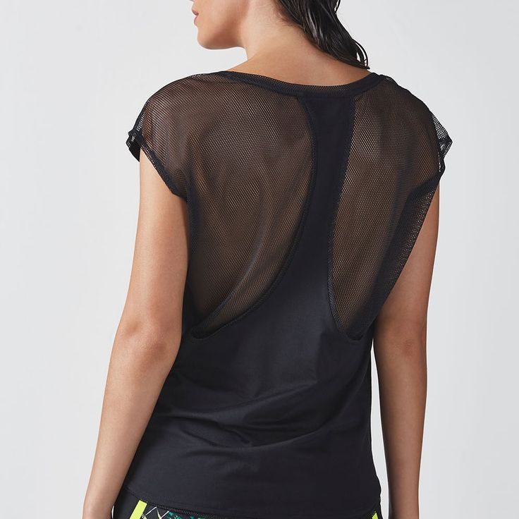 Nwt Moisture Wicking Stretch Semi Sheer Mesh Back Detail Extended Sleeve Relaxed Fit Bust: 19 Inches Length: 24 Inches Casual Activewear With Mesh Back And Stretch, Versatile Mesh Activewear For Workout, Nylon Tops With Light Support For Workout, Black Tops With Built-in Bra For Training, Nylon Workout Tops With Light Support, Athleisure Activewear With Mesh Back For Light Exercise, Athleisure Activewear For Light Exercise With Mesh Back, Black Athleisure Tops With Built-in Bra, Versatile Yoga Tops With Mesh Back