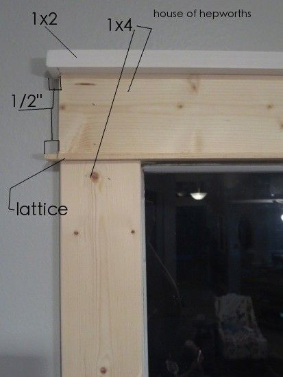 the measurements for an unfinished window frame are shown in this image, and it is labeled