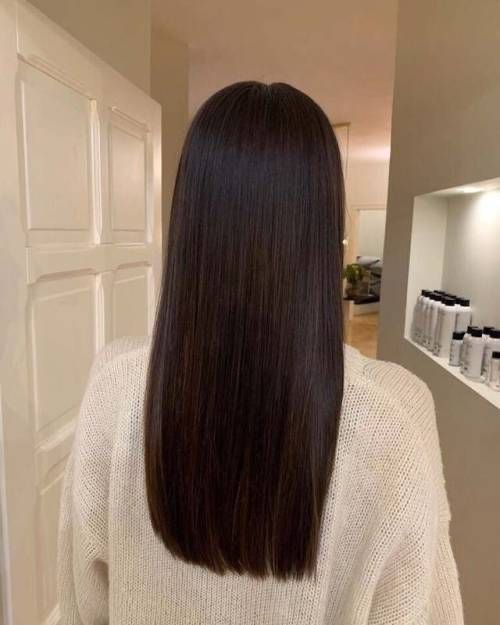 Bra Strap Length Hair, Haircut Inspo, Dark Brunette Hair, Hair Inspiration Long, Long Dark Hair, Haircuts Straight Hair, Long Straight Hair, Hair Inspiration Color, Hair Tutorials