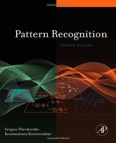 the book cover for pattern recognition