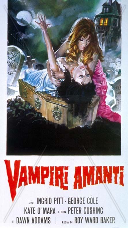 a movie poster for the horror film vampire amant