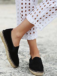 Freeway Espadrille Office Shoes Women, Office Shoes, Free People Clothing Boutique, Black Espadrilles, Free People Shoes, Fall Shoes, Flat Espadrilles, Free People Black, Espadrille Shoes