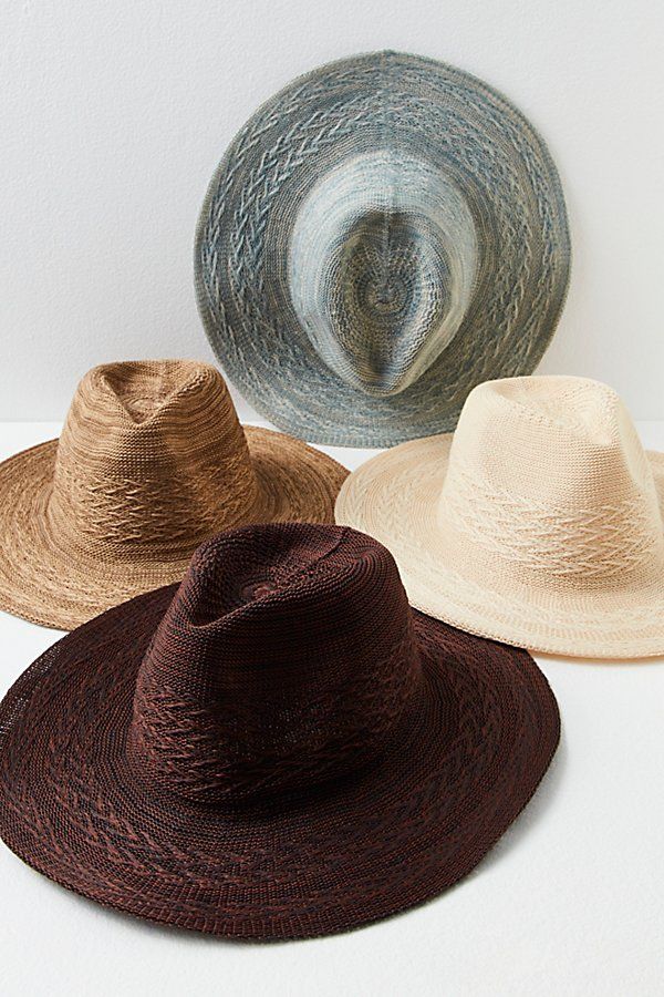 Add an effortless detail to your outfits with this sleek wide brim hat, featured in a packable design so you can look chic anywhere the wind takes you. **Features:** Structured style, packable design, woven fabrication, dipped crown, wide brim **Why We | Arrow Woven Packable Hat by Free People in Grey Light Fedora Hat For Vacation, Lightweight Casual Fedora Hat, Lightweight Chic Sun Hat One Size Fits Most, Chic Wide Brim Outdoor Hat, Chic Wide Brim Hat For Outdoor, Chic Lightweight Panama Hat With Curved Brim, Lightweight Wide Brim Hat For Everyday, Beige Fedora For Beach And Fall Season, Chic Wide Brim Packable Hat