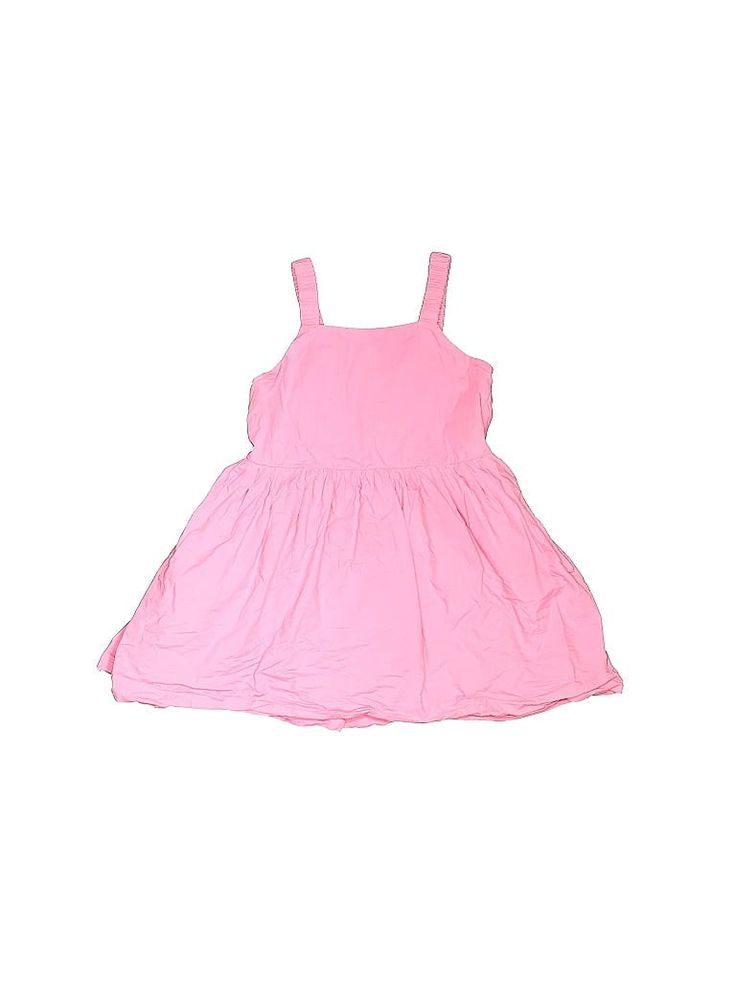 Primary Clothing Dress Size: 3 Pink Skirts & Dresses - used. 100% Cotton, Crew Neck, Solid, Short, Sleeveless | Primary Clothing Dress: Pink Solid Skirts & Dresses - Used - Size 3 Casual Sundress For Summer Dress-up, Pink Sundress For Summer Playwear, Solid Cotton Sleeveless Dress For Spring, Solid Color Sleeveless Cotton Dress For Spring, Solid Cotton Sleeveless Summer Dress, Spring Sleeveless Cotton Dress, Summer Sleeveless Cotton Dress, Spring Dresses For Playdate, Plain Pink Summer Dress