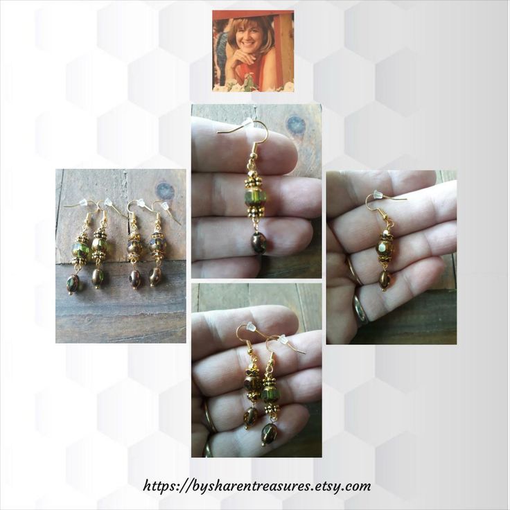 🐕 Big deals! Gold color earrings with beautiful cathedral glass beads only at $14.00 Hurry. #NatureLoverGift #GiftForDaughter #VictorianStyle #GoldAndHoneyBrown #GiftForHer #CathedralGlass #GiftForFriend #GoldAndGreen #BeadedDangles #GiftForMom Bronze Wire Wrapped Earrings With Czech Glass, Bronze Wire Wrapped Czech Glass Earrings, Nickel-free Brown Beaded Earrings With Czech Glass, Nickel-free Brown Czech Glass Beaded Earrings, Brown Czech Glass Beaded Drop Earrings, Brown Wire Wrapped Dangle Earrings, Brown Czech Glass Dangle Earrings, Gold Czech Glass Earrings With Round Beads, Brown Wire Wrapped Drop Beaded Earrings