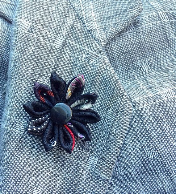 Custom Lapel Pins Mens Lapel Pin Black Lapel Flower Lapel Pin Handmade Elegant Black Brooches, Black Formal Brooch Lapel Pin, Black Formal Lapel Brooch, Black Brooches With Handmade Flowers For Gift, Elegant Black Lapel Pin For Wedding, Black Handmade Flowers Brooches For Wedding, Handmade Flower Black Brooches For Gifts, Handmade Flowers Black Brooches For Gift, Wedding Brooches With Handmade Black Flowers