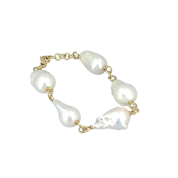 Freshwater Baroque Pearl Bracelet Luxury Baroque Pearl Jewelry With Oyster Bracelet, Baroque Pearl Drop Bracelet, Elegant Baroque Pearl Bracelet Jewelry, Formal Baroque Pearl Drop Bracelet, Luxury Baroque Pearl Bracelet In Pearl White, Luxury Baroque Pearl Bracelet As Gift, Luxury Baroque Pearl Bracelet For Gift, Luxury Baroque Pearl Bracelet Gift, Baroque Pearl Bracelet With Pearl Drop In Pearl White