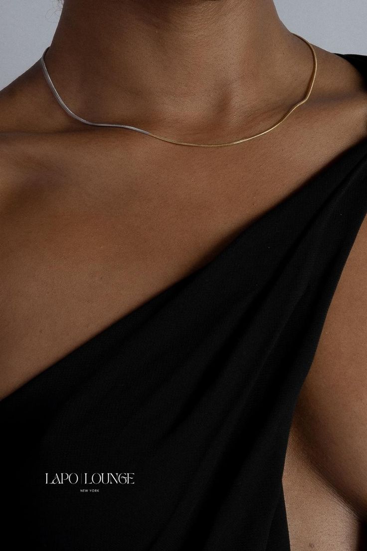 Elevate your everyday style with our tarnish-resistant stainless steel necklaces, perfect for effortless everyday wear. Crafted to shine through every moment, these pieces are not only stunning but also make the perfect gifts for any occasion. Explore the timeless beauty of stainless steel jewelry that stays brilliant day after day. #necklaces #stainlesssteeljewelry #everydaywear #giftideas Chic Snake Chain Necklace With Clavicle Chain, Chic Snake Chain Necklace With Adjustable Chain, Minimalist Formal Clavicle Chain Necklace, Minimalist Clavicle Chain Necklace For Formal Occasions, Elegant Gold Metal Snake Chain Necklace, Formal Silver Snake Chain Necklace, Chic Formal Necklaces With Snake Chain, Chic Formal Snake Chain Necklaces, Chic Formal Snake Chain Necklace