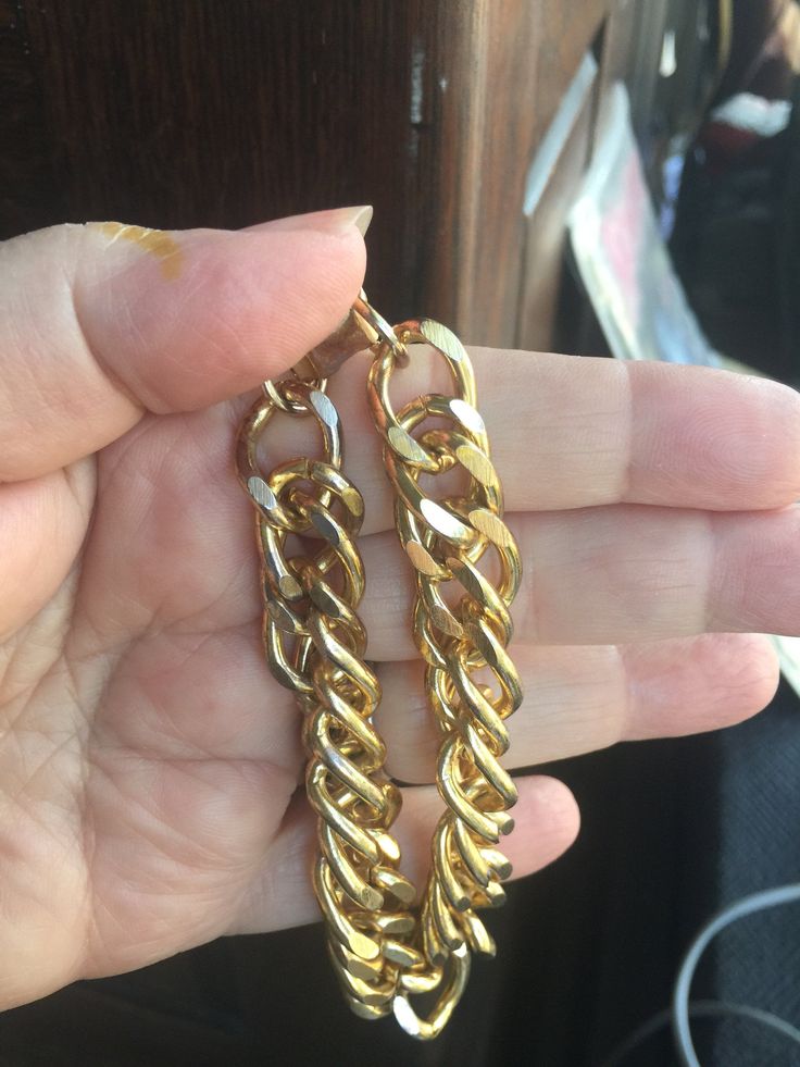 "Vintage 70s Heavy Link Gold Tone Bracelet 8\" Item offered is a vintage thick heavy 70s link bracelet. This bracelet will flow effortlessly on the wrist. The clasp is a fold over clasp. Condition is good, with age related wear. Measurements: Length:8\" Width: .50\" Weight: 52.56g 1z #e 4004C" Ruby Necklace Pendant, Pave Diamond Band, Carnelian Jewelry, Carnelian Pendant, Heavy Chain, Mid Century Jewelry, Vintage Bracelet, White Gold Jewelry, Bracelet Gold