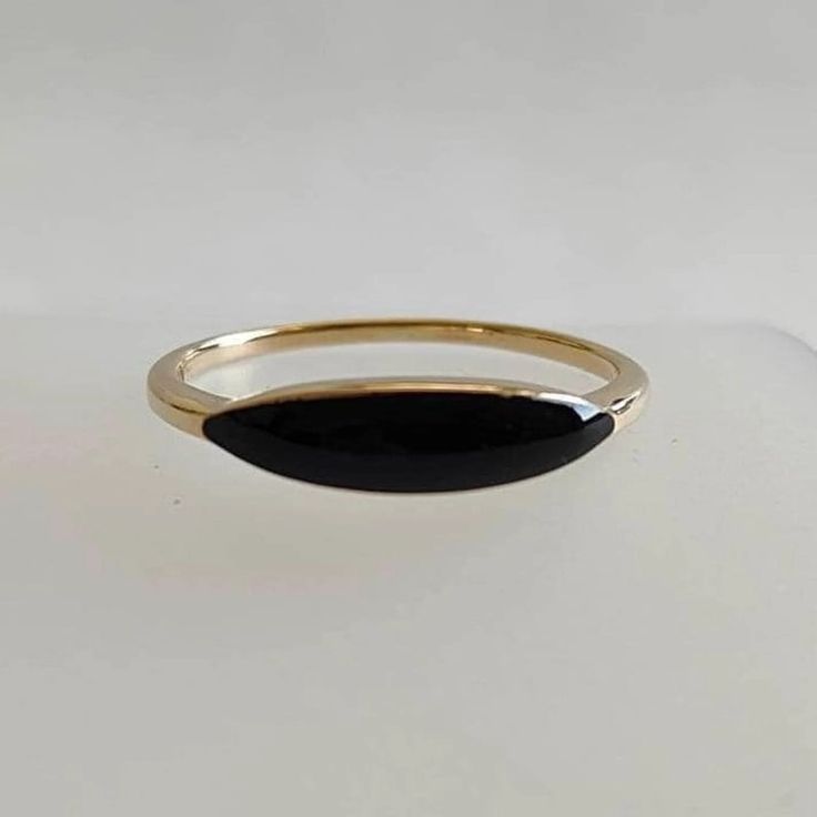 14K Gold Natural Black Enamel Ring Natural Black Enamel Solid - Etsy Modern Black Enamel Rings For Formal Occasions, Modern Black Enamel Rings For Formal Events, Modern 14k Gold Enamel Round Ring, Modern Round Enamel Ring In 14k Gold, Modern Enamel Rings For Formal Occasions, Modern Black Enamel Ring Jewelry, Modern Black Enamel Rings For Gifts, Minimalist Yellow Gold Enamel Ring For Formal Occasions, Modern Black Enamel Ring