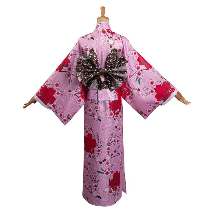 Embrace the elegance and strength of the Demon Slayer Corps with our Kanroji Mitsuri Cosplay Costume. Whether you're attending a cosplay convention, a themed gathering, or simply want to pay homage to Mitsuri's unique character, this costume offers both style and character-specific details. Crafted with meticulous attention to detail, you'll feel like you've joined the ranks of the Demon-Slayers, ready to face the forces of darkness. Description: Material: Faux Leather + Lining Package included: Red Anime Print Costume, Red Anime Costume For Fantasy Events, Harajuku Style Red Cosplay Costume, Red Harajuku Style Cosplay Costume, Red Harajuku Costume Accessories, Red Anime Print Cosplay Costume, Red Anime Print Costume For Cosplay, Red Anime Print Costume For Costume Party, Halloween Anime Print Red Cosplay Costume