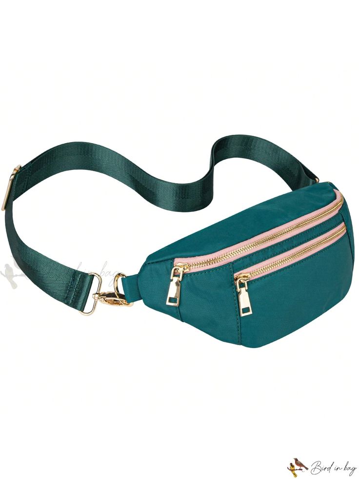 Bird in Bag - Womens Cross Body Fanny Packs: Stylish and Versatile Travel Belt Bag for Active Lifestyles Green Belt Bag With Pockets For On-the-go, Green Belt Bag For Travel, Versatile Green Belt Bag With Adjustable Strap, Green Crossbody Belt Bag With Removable Pouch, Green Pouch Belt Bag For Travel, Versatile Green Chest Bag With Adjustable Strap, Green Crossbody Belt Bag With Cell Phone Pocket, Trendy Green Chest Bag For Travel, Trendy Green Travel Chest Bag