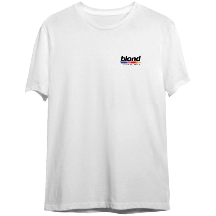 The Frank Ocean Blond White Ferrar T Shirt is a must-have for any music lover and fashion enthusiast. This limited White Music-themed Crew Neck T-shirt, White Screen Print T-shirt For Pride, White Band Logo T-shirt Crew Neck, White Band Logo Short Sleeve T-shirt, White Band Logo T-shirt, White Graphic Tee With Band Logo, White Pre-shrunk T-shirt For Pride, White Short Sleeve T-shirt With Band Logo, White Text Print Tops For Pride