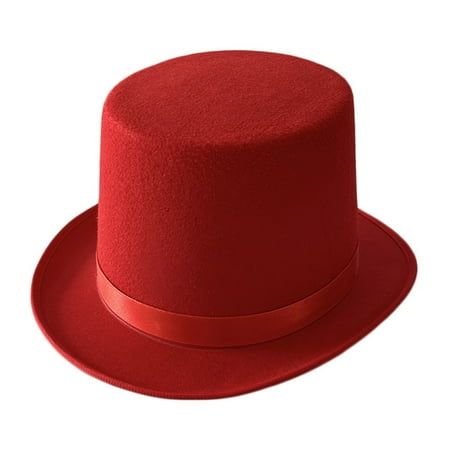 Features: Outstanding out from the crowd with our classical and elegant felt magician top hat. Perfect for adding a touch of sophistication and mystery to your taste. Crafted with attention to detail, our hats feature eye catching designs such as tall crowns and wide brims, ensuring you make a visual impact wherever you go . Suitable for adults&kids who appreciate fashion and want to outstanding from the crowded. Our hats are designed for those who value elegant and personality. Whether it is a Winter Party Top Hat With Flat Brim, Flat Brim Top Hat For Winter Party, Halloween Party Felt Hat, Classic Brimmed Costume Hats And Headpieces For Party, Classic Brimmed Costume Hats For Party, Winter Party Top Hat With Curved Brim, Winter Party Boater Hat With Flat Brim, Fitted Wide Brim Top Hat For Halloween, Party Winter Mini Hat With Flat Brim