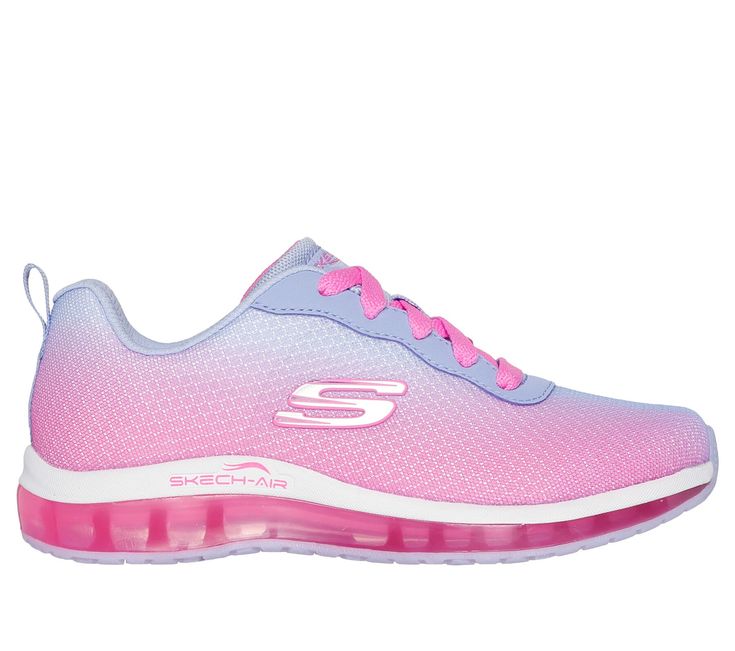 Skech-Air Element Elite - Purely | SKECHERS Lace-up Mesh Running Shoes With Gel Cushioning, Pink Breathable Mesh Lace-up Sneakers, Pink Mesh Running Shoes, Lace-up Running Shoes With Gel Cushioning And Mesh Material, Comfortable Pink Mesh Running Shoes, Comfortable Lace-up Sneakers With Gel Cushioning, Lace-up Sneakers With Gel Cushioning, Pink Mesh Breathable Sneakers, Pink Breathable Mesh Sneakers