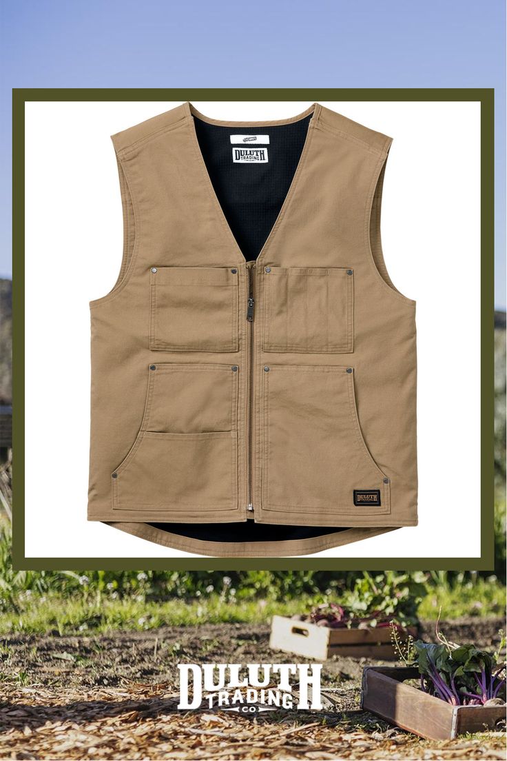 A warm, lightweight, pocket-packed vest at a paycheck-stretching price. Fall Sleeveless Vest With Patch Pockets, Fall Outdoor Vest With Pockets, Sleeveless Outerwear With Patch Pockets For Fall, Sleeveless Fall Outerwear With Patch Pockets, Outdoor Cotton Vest With Patch Pockets, Utility Vest With Patch Pockets For Fall, Cargo Pocket Vest For Outdoor Activities In Fall, Utility Vest With Side Pockets For Winter, Fall Outdoor Cargo Vest