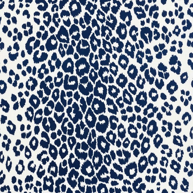 an animal print pattern in blue and white