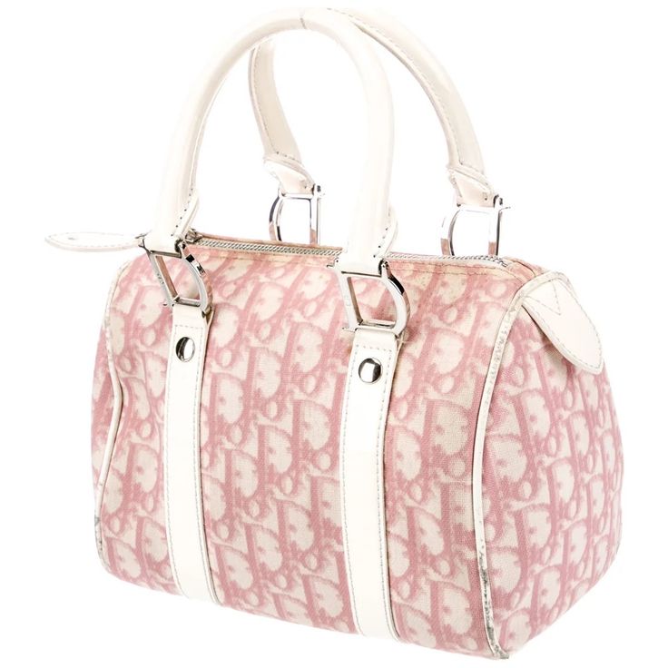 Questions? Leave A Comment Below! Christian Dior Pink Bag, Cute Bags Designer, Sweetly Bag, Dior Suitcase, Pink Dior Bag, Pink Designer Bags, Light Pink Bag, Dior Purse, Purse Pink