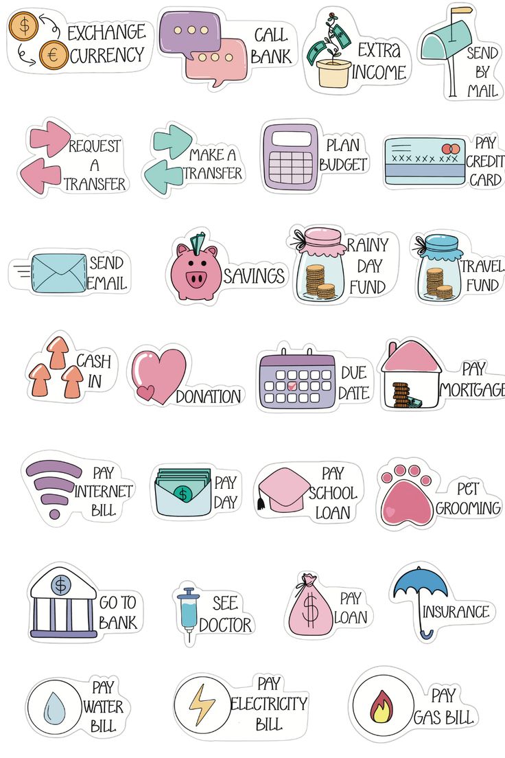 Little Happiness Budget Stickers instagramplanner #plannermensal2024 #goalplanner🗃️. Stickers For Calendar, Stickers For Planner Printable, Budget Stickers For Planner, Calendar Stickers Printable Free, Digital Calendar Stickers, Planner Sticker Ideas, Budgeting Stickers, Goal Planner Printable Free, Planner Icon Stickers