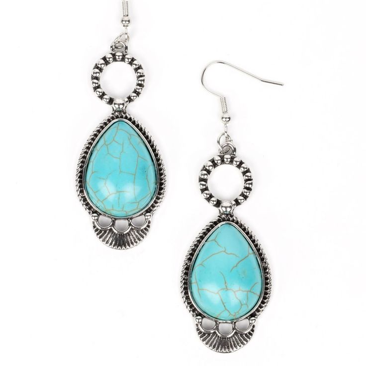 A Silver Ring Decorated In A Rustic Dot Motif Anchors A Turquoise Stone Teardrop, Creating A Swaying Pendant. The Stone Is Encased In A Textured Frame That Features A Flared Bottom Edge With Airy Scalloped Cutouts. Earring Attaches To A Standard Fishhook Fitting. As The Stone Elements In This Piece Are Natural, Some Color Variation Is Normal. Sold As One Pair Of Earrings. Textured Frame, Crystal Snowflakes, Snowflake Earrings, Heart Hoop Earrings, Boho Style Jewelry, Rose Gold Heart, Sparkle Earrings, Red Earrings, Pink Earrings